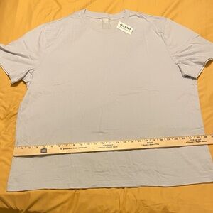 Old Navy Men's Light Gray Short Sleeve Tee